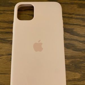 Apple iPhone 11 Pro Max Pink Sand Silicone Case